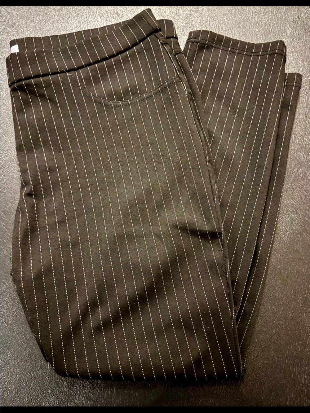 No boundaries Black pinstripe casual pants women's size XXL